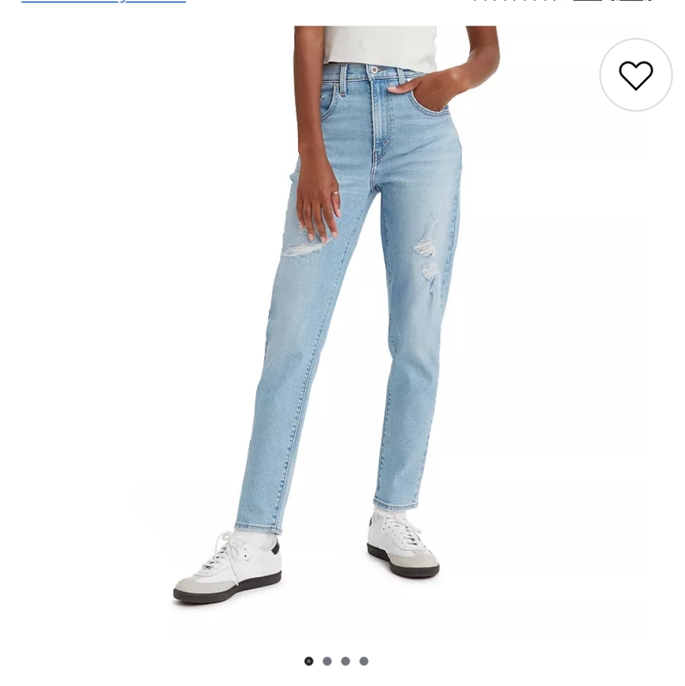 Levi's SilverTab Light Blue Mom Jeans